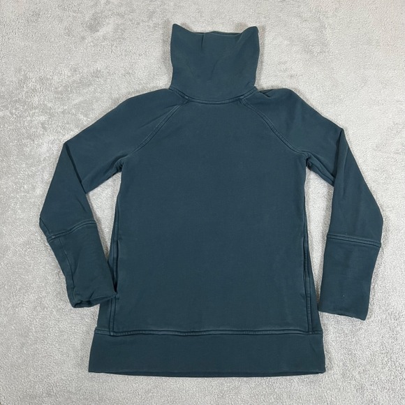 Lululemon Sweater Womens Size 4 Green To You Tunic Submarine Turtleneck - Picture 1 of 11